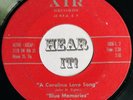 Obscure FL Song Poem Doo Wop Teen EP 45 SONNY MARSHALL CARA STEWART on AIR hear