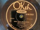 Okeh 45424 Narmour & Smith SWEET MILK AND PEACHES  78 rpm Country V++/E-