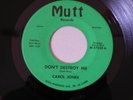 ORIGINAL NORTHERN SOUL DETROIT MUSIC RECORD DON'T DESTROY ME PROBLEM CAROL JONES