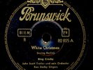 BING CROSBY White Christmas -Klassiker- im Super Zustand  Schellackplatte S4460