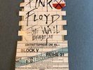 PINK FLOYD 1981 Original THE WALL Tour Ticket, Dortmund GERMANY *SUPER RARE*