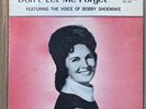 United Pentecostal Church- Don't Let Me Forget, Bobby Shoemake LP album