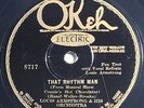 Louis Armstrong & His Orchestra, That Rhythm Man / Sweet Savannah Sue, OKeh 8717