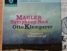 COLUMBIA SAX 2441 BLUE/SILVER KLEMPERER /SCHWARZKOPF MAHLER SYMPHONY NO.4 NM