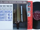 SHOSTAKOVICH Quartet No. 4, 8 LP stereo Mercury Living Presence, Borodin String