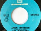 Rare 1969 Funk Soul Breaks Metromedia US Press 45 The Winstons - Amen Brother EX
