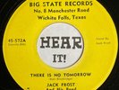 TX Starday Custom Pressing Hillbilly Bop 45 JACK FROST There Is BIG STATE hear