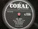 The Crickets / Buddy Holly 78 RPM / Oh, Boy & Not Fade Away (68-1119)