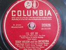 Teddy Wilson And His Orchestra 78 RPM / I`ll Get By & Mean To Me (241-0620-P)