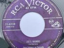 CHICO COLOMO Y SU CONJUNTO - Joe's Mambo / SICK MAMBO RUMBA 45 RCA Victor