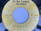 CONJUNTO TROPICAL - Sinceridad - RARE SALSA ROMANTICA