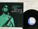 SONNY ROLLINS NEWK'S TIME BLUE NOTE LNJ-80086 Japan VINYL LP