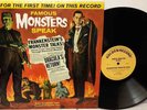 FAMOUS MONSTERS SPEAK DRACULA FRANKENSTEIN WOLFMAN CREATURE HORROR LP EX