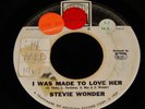 Vintage Record, STEVIE WONDER: I WAS MADE TO LOVE HER, PROMO, 45 rpm, 1967, Soul