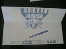 Michael Jackson - Ticket enveloppe Bad tour Promo promo smile