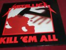 METALLICA - KILL`EM ALL - VINYL LP - RAR - UK 1983 - HEAVY  METAL , TRASH ,