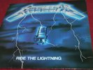 METALLICA - RIDE THE LIGHTNING - UK VINYL LP - ORIGINAL 1984 - HEAVY METAL