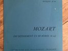 MOZART Divertimento TRIO PASQUIER French DISCOPHILES FRANCAIS DF 45