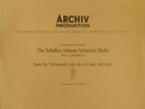 DGG ARCHIV APM 14 061 *TEST PRESSING* BACH CELLO SUITE #6 *ENRICO MAINARDI NM/NM