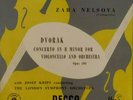 DECCA LXT 2727 *ORANGE/GOLD* DVORAK CELLO CONCERTO *ZELSOVA LSO KRIPS* EX+/NM