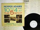 PEPPER ADAMS QUINTET 10 TO 4 AT 5-SPOT RIVERSIDE SMJ-6129 Japan PROMO VINYL LP