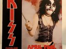Kiss April Fool White Vinyl Lp With Poster Peter
