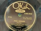 Okeh 8782 JACK PURVIS & HIS ORCH Poor Richard/DOWN GEORGIA  78 rpm Jazz  1930 E+