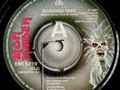 IRON MAIDEN -Running Free-  1 Sided DJ Promo 7” (Vinyl Record)