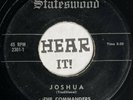 Haunting Gospel Bopper R&B 45 THE COMMANDERS Joshua / Mercy STATESWOOD rare hear