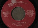 BARONS: that's how love is / we should be together GAMMA 7