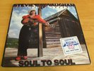 STEVIE RAY VAUGHAN & DOUBLE TROUBLE LP SOUL TO 1985 Epic FE 40036 PROMO STAMP