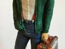 ARTIST PAINTED RESIN SKINHEAD FIGURE, Oi, BOSS REGGAE, SKA, MADNESS, TWO TONE