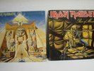 Iron Maiden Piece Of Mind 1983 & Powerslave 1984 Original Vinyl Records NM