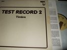 TEST RECORD 2 TIMBRE AUDIOPHILE LP 1981 OPUS 3 SWEDEN
