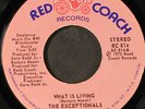 EXCEPTIONALS: what is living / gotta let some sunshine into my life RED COACH 7