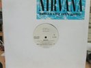 NIRVANA WHITE LABEL PROMO RECORD SMELLS LIKE TEEN SPIRIT 1991 GEFFEN W/STICKER