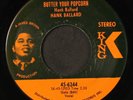 HANK BALLARD: butter your popcorn / funky soul train KING 7
