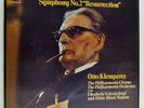 KLEMPERER mahler Resurrection Symphony no 2 2X LP BOX SET EX/EX, SLS 806, vinyl,