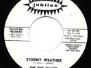 The Five Sharps 45 JUBILEE 5478 Stormy Weather Promo Doo-wop 1964 M-
