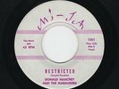 '64 VA. Rocker/Rockabilly Instro DONALD HANCHEY/MARAUDERS Restricted M- HEAR