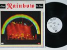 RAINBOW On Stage OYSTER 2xLP NM/VG++ BEAUTIFUL PROMO ronnie james dio wlp