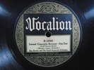 Ben Bernie Hotel Roosevelt Orchestra Sweet Georgia Brown Vocalion 15002 E