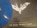 The Dark Knight Rises Blue Swirl Soundtrack Vinyl Record Double LP