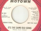 THE FOUR TOPS Its The Same Old Song  MOTOWN PROMO NORTHERN SOUL USA 45