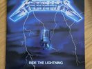 Metallica - Ride the lightning vinyl Lp 1989 Europe Reissue