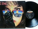 ICON Right Between the Eyes LP Germany 1989 MINT- vinyl ORIGINAL press w/Insert