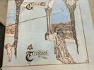 RARE GENESIS LP TRESPASS PINK SCROLL GATEFOLD TEXTURED CAS 1020 NM VINYL EXC COV