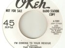 THE TRIUMPHS Im Coming To Your Rescue OKEH NORTHERN SOUL 2ND ISSUE  45