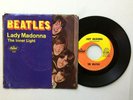 Beatles LADY MADONNA 1968 Capitol 2nd Scranton press + Picture sleeve VG/VG+