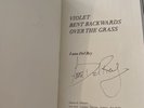 lana del rey violet bent backwards over the grass SIGNED